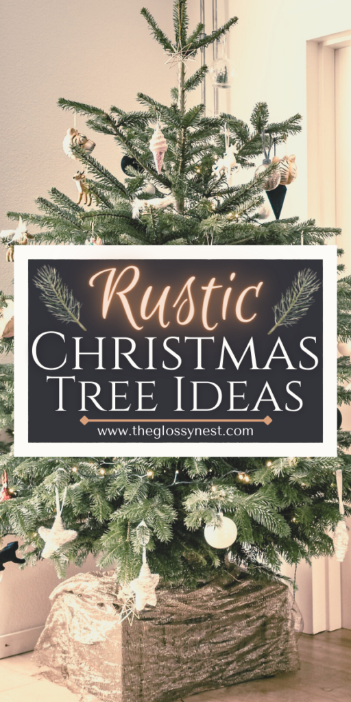 rustic Christmas tree ideas