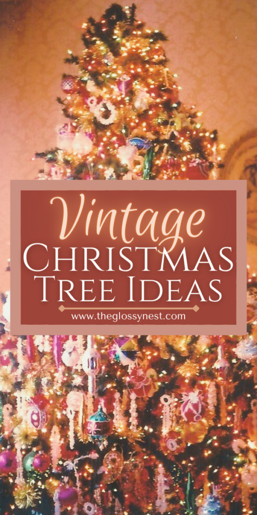 vintage Christmas tree ideas