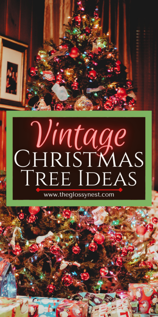 vintage Christmas tree ideas