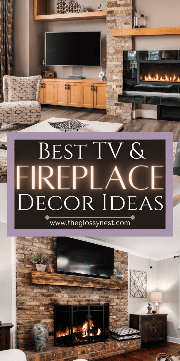 12 Simple Ways To Style Fireplace Decor With A TV   Fireplace Decor With A TV 13 