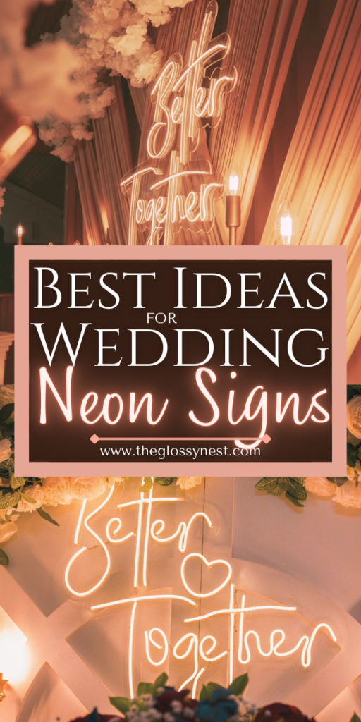 best ideas for wedding neon signs