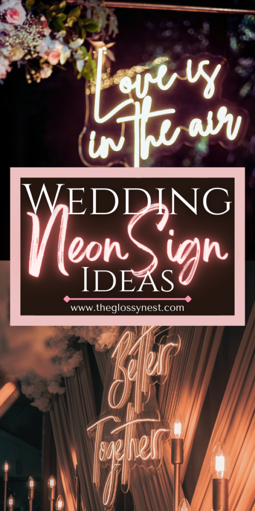 wedding neon sign ideas