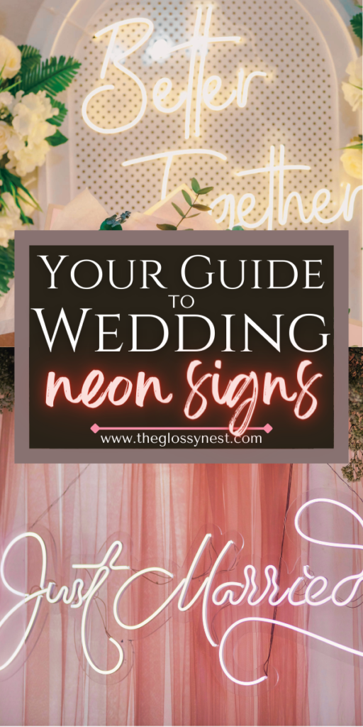 your guide to wedding neon signs