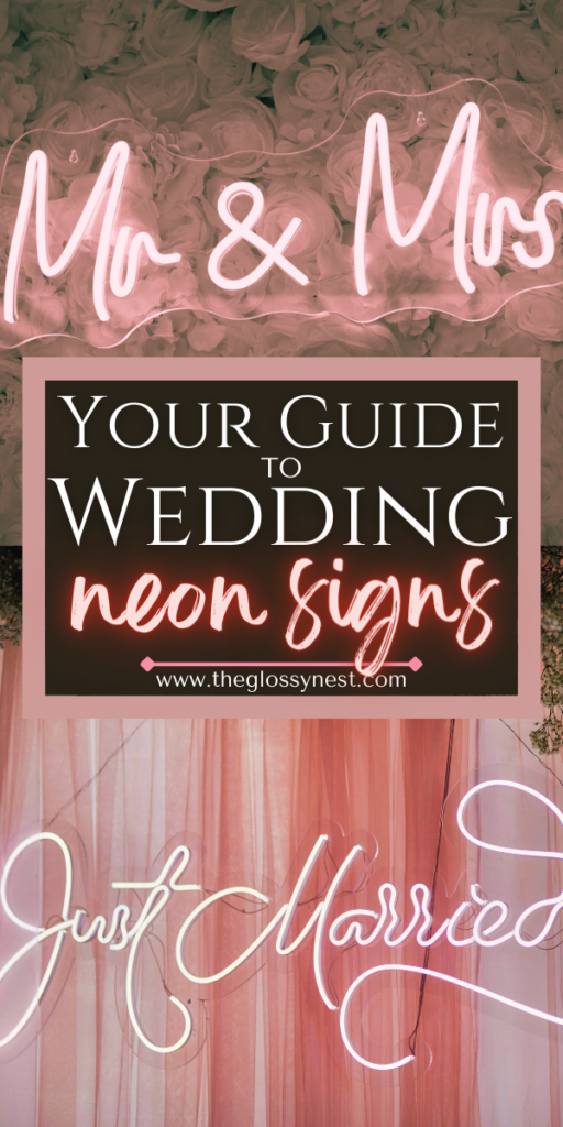 your guide to wedding neon signs