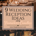 candle ideas for wedding receptions