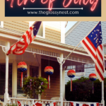 when to decorate for 4th of july, flags, front porch