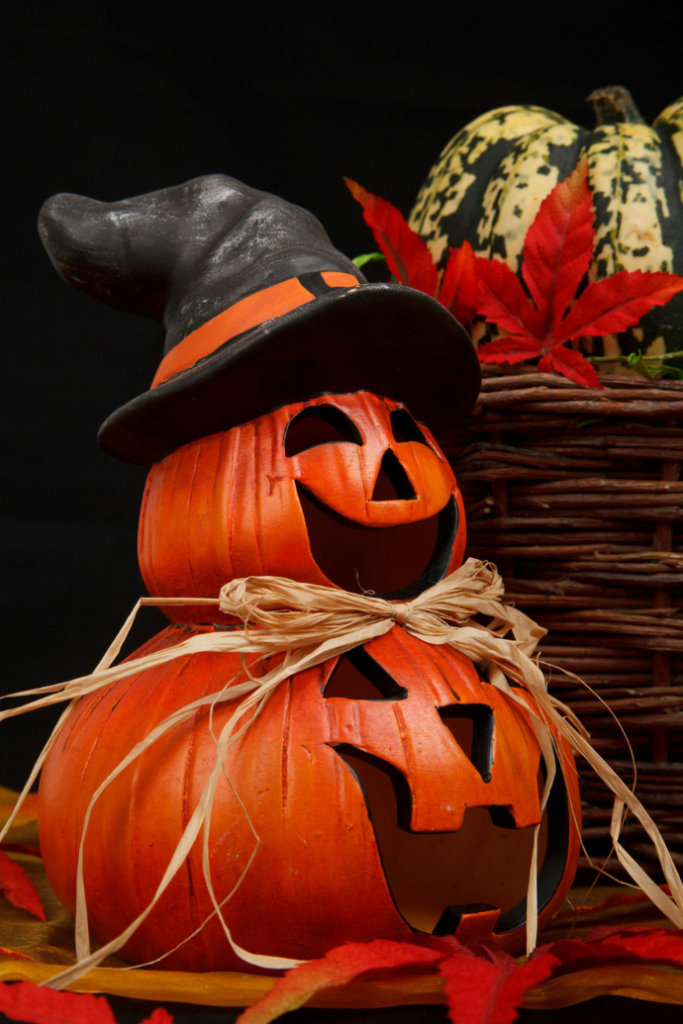 cute jack-o-lantern figurine for halloween