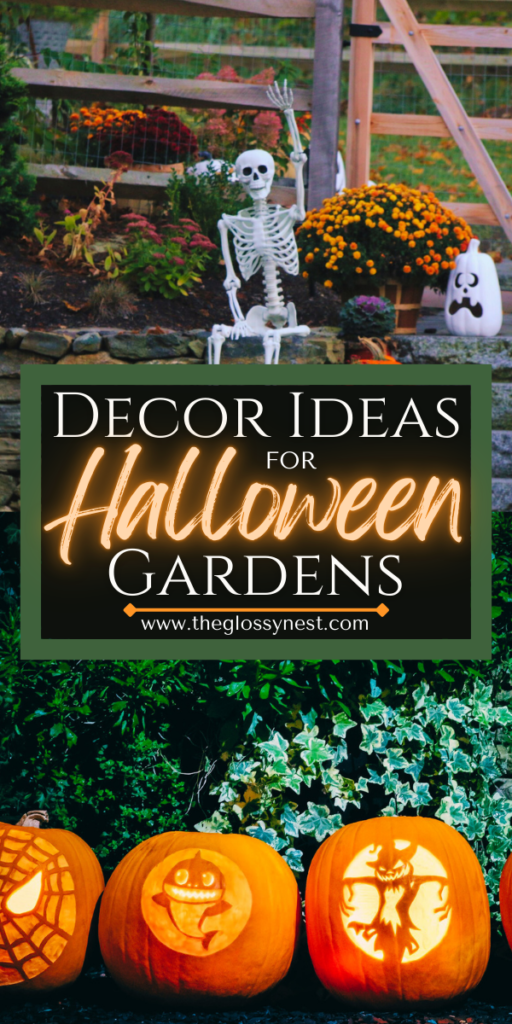 decor ideas for halloween gardens