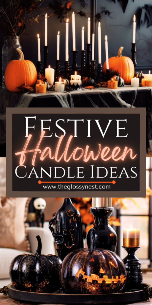 festive halloween candle ideas