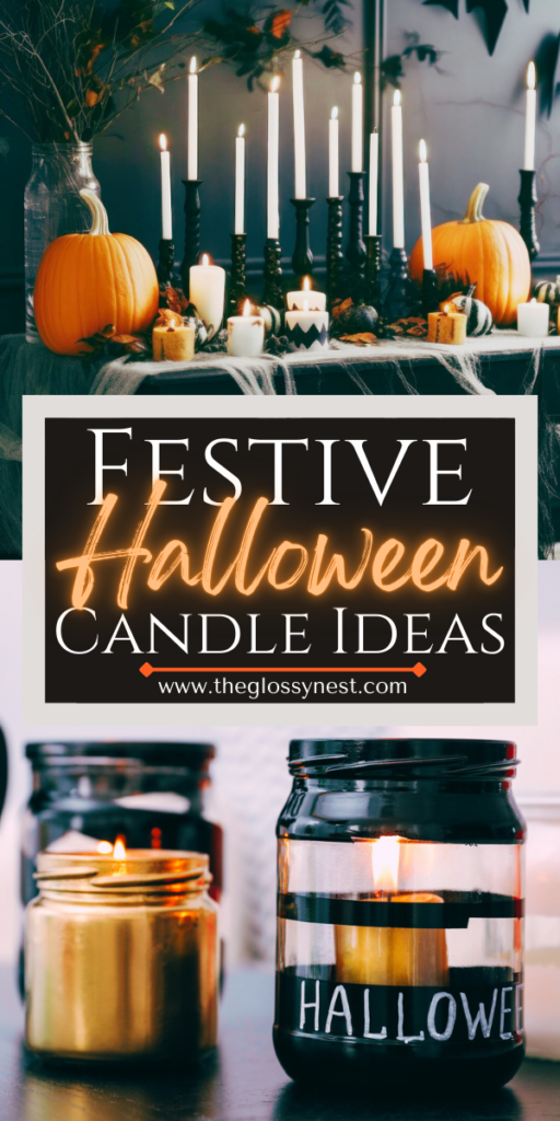 festive halloween candle ideas