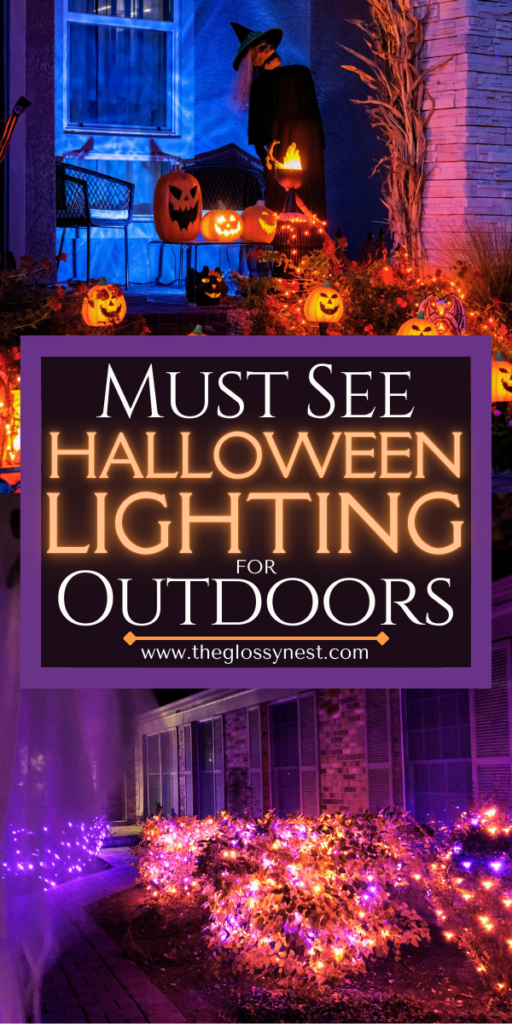 outdoor halloween lighting ideas & effects