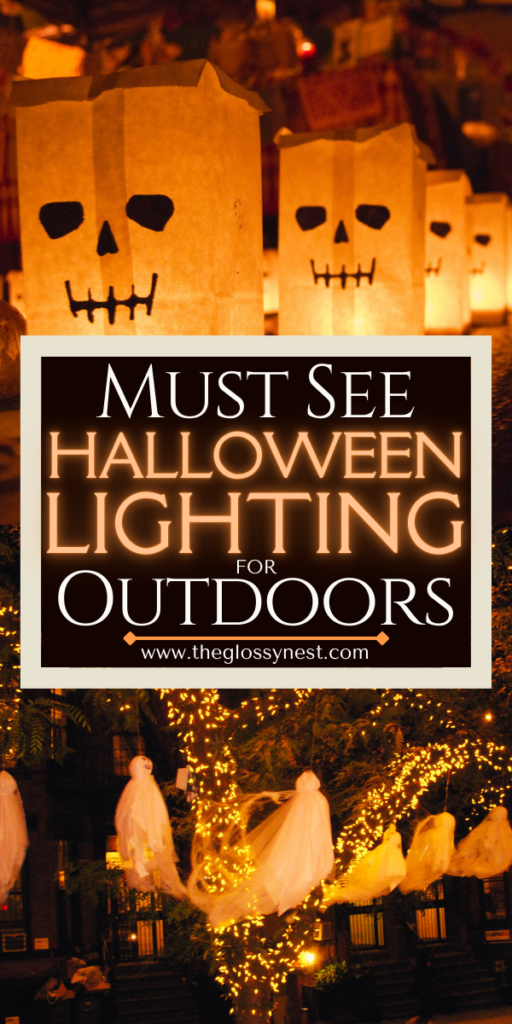 outdoor halloween lighting ideas & effects