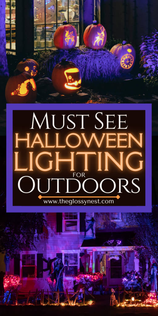 outdoor halloween lighting ideas & effects