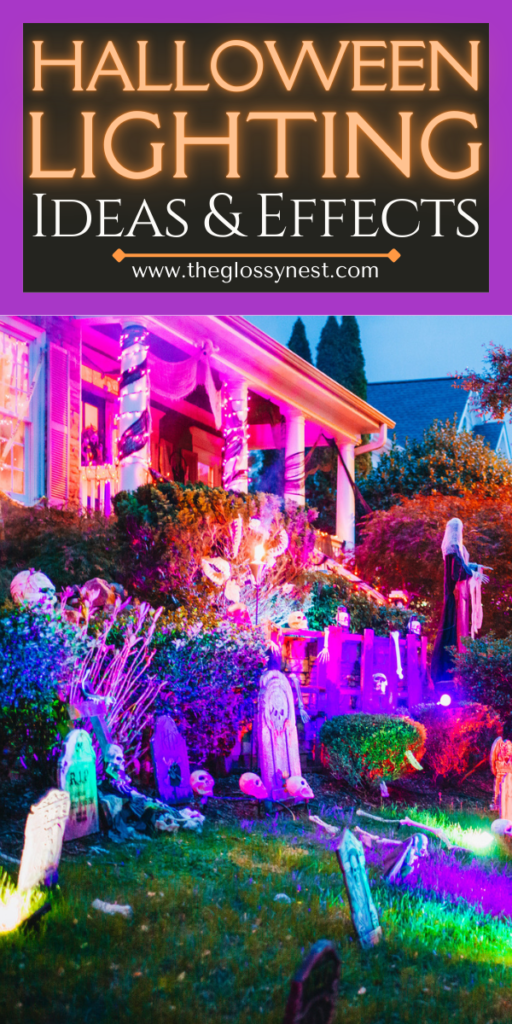 outdoor halloween lighting ideas & effects