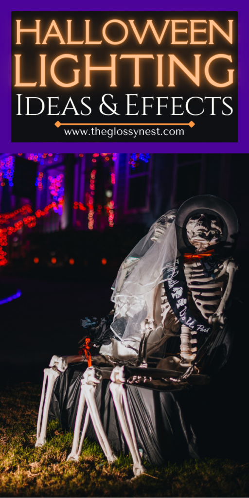 outdoor halloween lighting ideas & effects