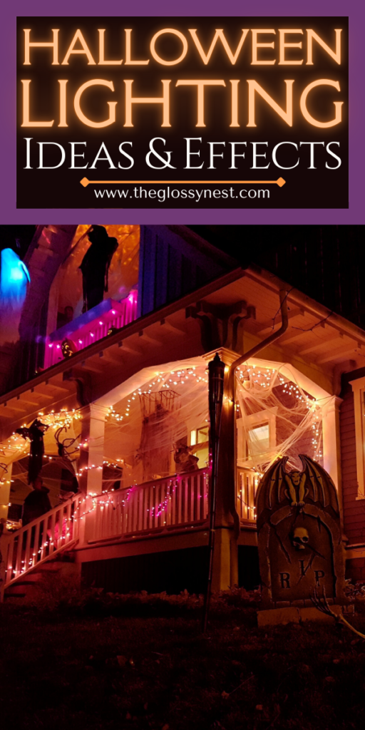 outdoor halloween lighting ideas & effects